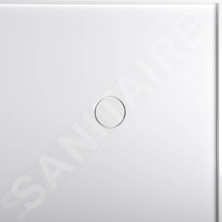 Polysan Receveurs de douche - Receveur de douche Mirai 1000x1000 mm, marbre coulé, blanc 73166