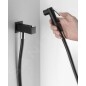 Sapho Robinets non mélangeur - Robinet mural avec douchette à main pour bidet, carré, noir mat SG108NE