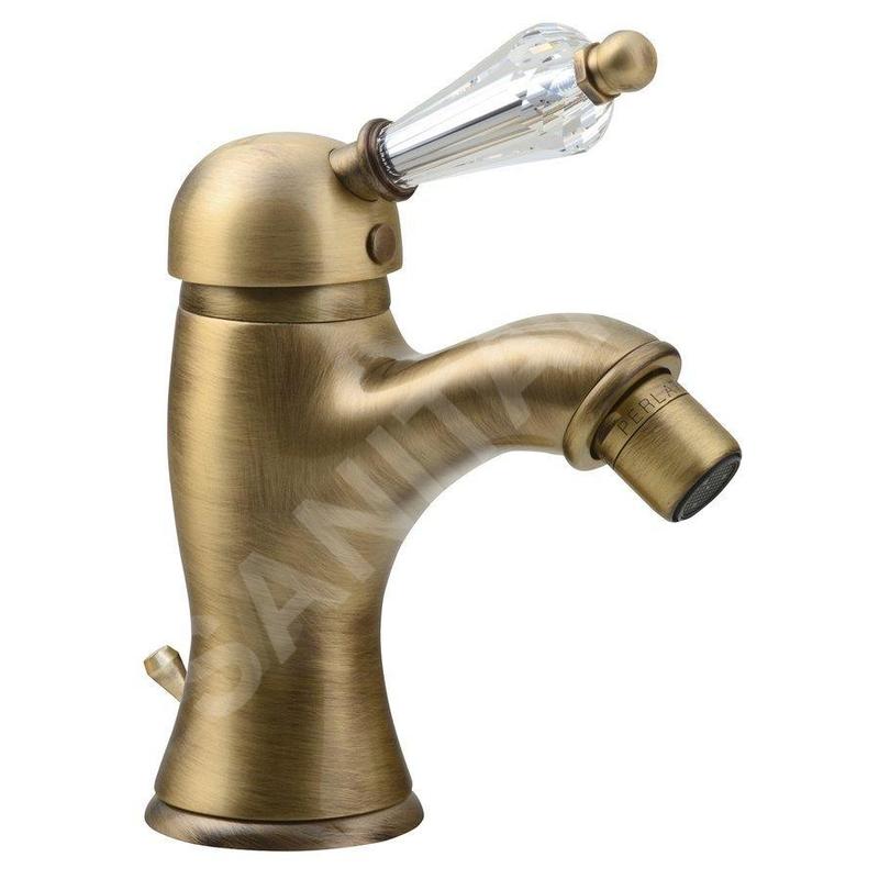 Sapho Kirké - Mitigeur de bidet Crystal, avec bonde, bronze KI03KB