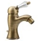 Sapho Kirké - Mitigeur de bidet Crystal, avec bonde, bronze KI03KB