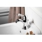 Sapho Kirké - Mitigeur de bidet Crystal, avec bonde, chrome KI03KC