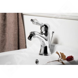Sapho Kirké - Mitigeur de bidet Crystal, avec bonde, chrome KI03KC