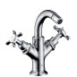 Axor Montreux - Mélangeur de bidet avec deux robinets, chrome 16520000