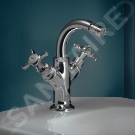 Axor Montreux - Mélangeur de bidet avec deux robinets, chrome 16520000