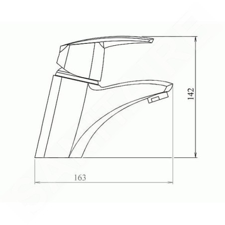 Novaservis Metalia 56 - Robinetterie de bidet avec vidage, chrome 56011,0