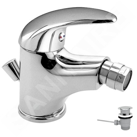 Novaservis Metalia 55 - Robinetterie de bidet avec vidage, chrome 55011,0