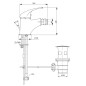 Novaservis Metalia 55 - Robinetterie de bidet avec vidage, chrome 55011,0 Novaservis Metalia 55 - Robinetterie de bidet avec vidage, chrome 55011,0
