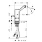 Axor Urquiola - Mitigeur de bidet, chrome 11220000