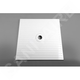 Polysan Receveurs de douche - Receveur de douche Mirai 1000x800 mm, gauche, marbre coulé, blanc 73169
