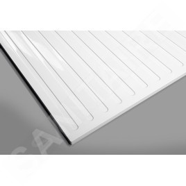 Polysan Receveurs de douche - Receveur de douche Mirai 1000x800 mm, gauche, marbre coulé, blanc 73169