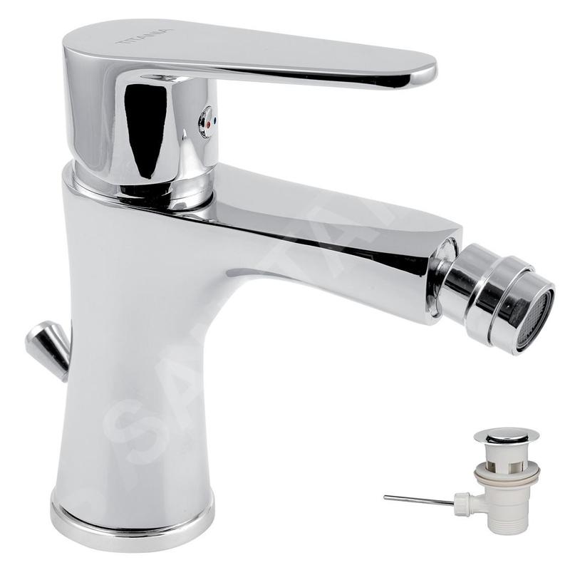 Novaservis Titania Fresh - Robinetterie de bidet avec vidage, chrome 96011,0 Novaservis Titania Fresh - Robinetterie de bidet avec vidage, chrome 96011,0