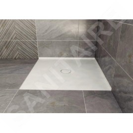 Polysan Receveurs de douche - Receveur de douche Mirai 1000x800 mm, gauche, marbre coulé, blanc 73169
