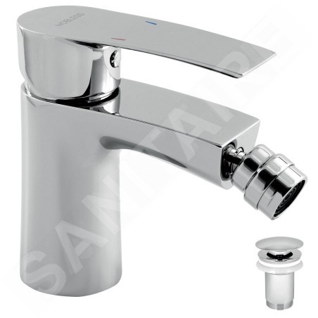 Novaservis Nobless Heda - Robinetterie de bidet avec vidage, chrome 40011,0