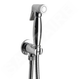 Sapho Retro - Douche de bidet avec flexible et support de douche, chrome 9101