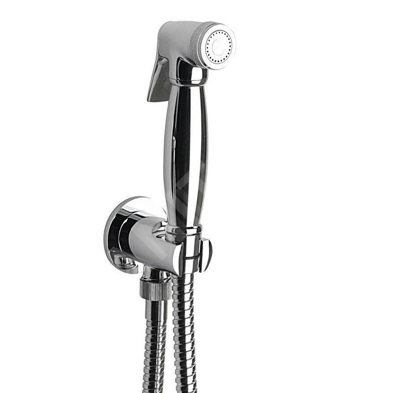 Sapho Retro - Douche de bidet avec flexible et support de douche, chrome 9101