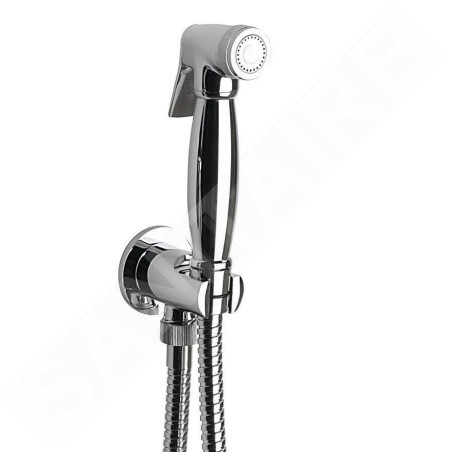 Sapho Retro - Douche de bidet avec flexible et support de douche, chrome 9101
