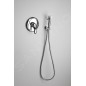 Sapho Retro - Douche de bidet avec flexible et support de douche, chrome 9101