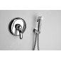Sapho Retro - Douche de bidet avec flexible et support de douche, chrome 9101
