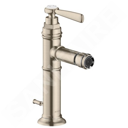 Axor Montreux - Mitigeur de bidet avec garniture de vidage à tirette, nickel brossé 16526820