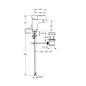 Hansa Ligna - Mitigeur de bidet avec garniture de vidage, chrome 06063203