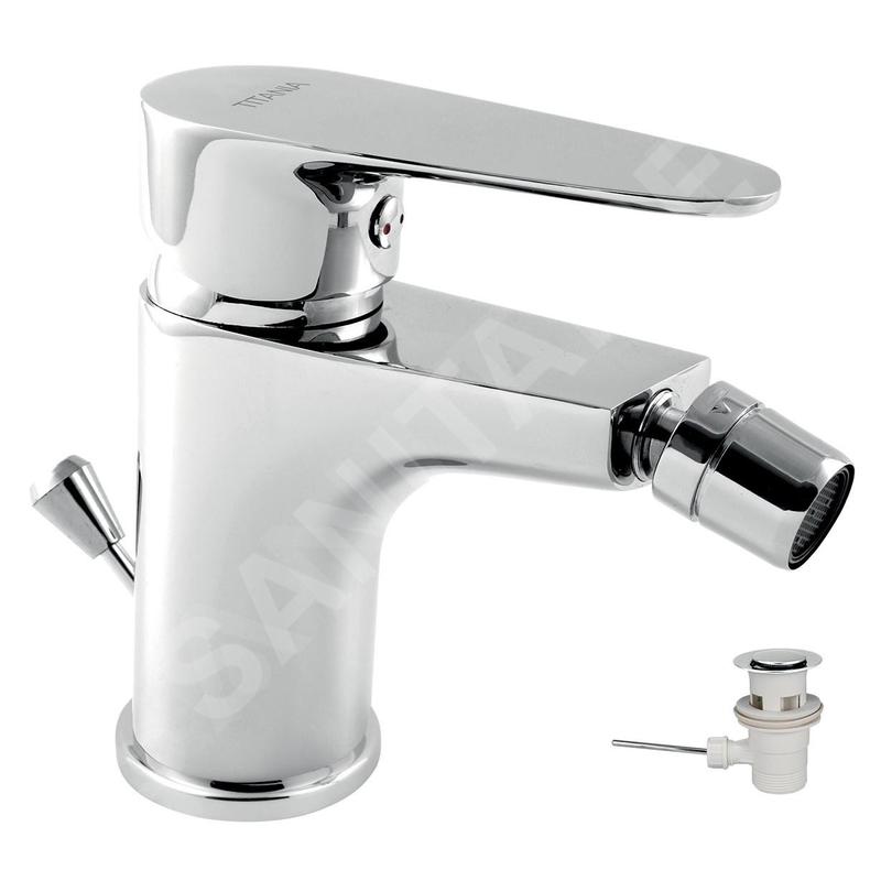 Novaservis Titania Smart - Robinetterie de bidet avec vidage, chrome 98011,0 Novaservis Titania Smart - Robinetterie de bidet avec vidage, chrome 98011,0