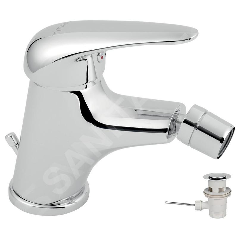 Novaservis Titania Hit - Robinetterie de bidet avec vidage, chrome 95511,0 Novaservis Titania Hit - Robinetterie de bidet avec vidage, chrome 95511,0