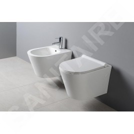 Sapho Céramique - Bidet suspendu Paco, blanc PZ2012
