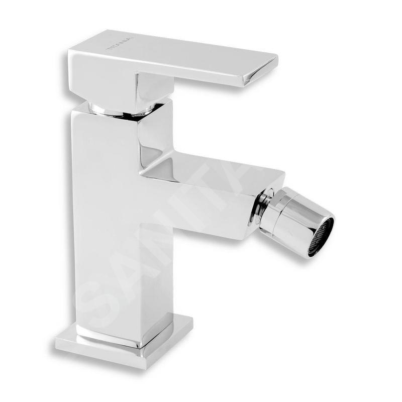 Novaservis Titania Cube - Robinetterie de bidet avec vidage, chrome 98811,0 Novaservis Titania Cube - Robinetterie de bidet avec vidage, chrome 98811,0