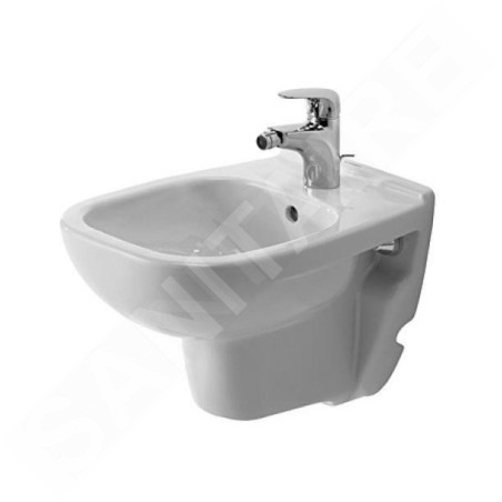 Duravit D-Code - Bidet suspendu Compact, blanc 22371500002