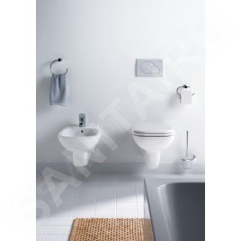 Duravit D-Code - Bidet suspendu Compact, blanc 22371500002