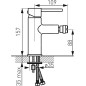Novaservis Ferro Fiesta - Robinetterie de bidet, chrome BFI6