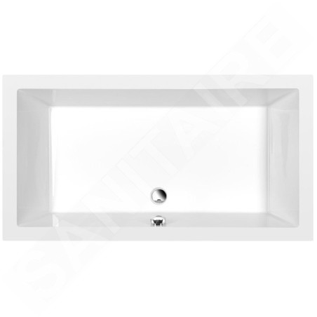 Polysan Deep - Receveur de douche profond, 1400 x 750 x 260 mm, blanc 72947