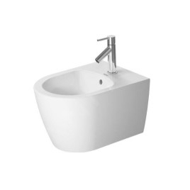 Duravit ME by Starck - Bidet suspendu Compact avec trop-plein, avec WonderGliss, blanc mat 22901532001