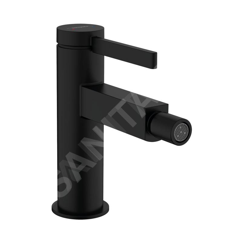 Hansgrohe Finoris - Mitigeur de bidet avec vidage Push-Open, noir mat 76200670