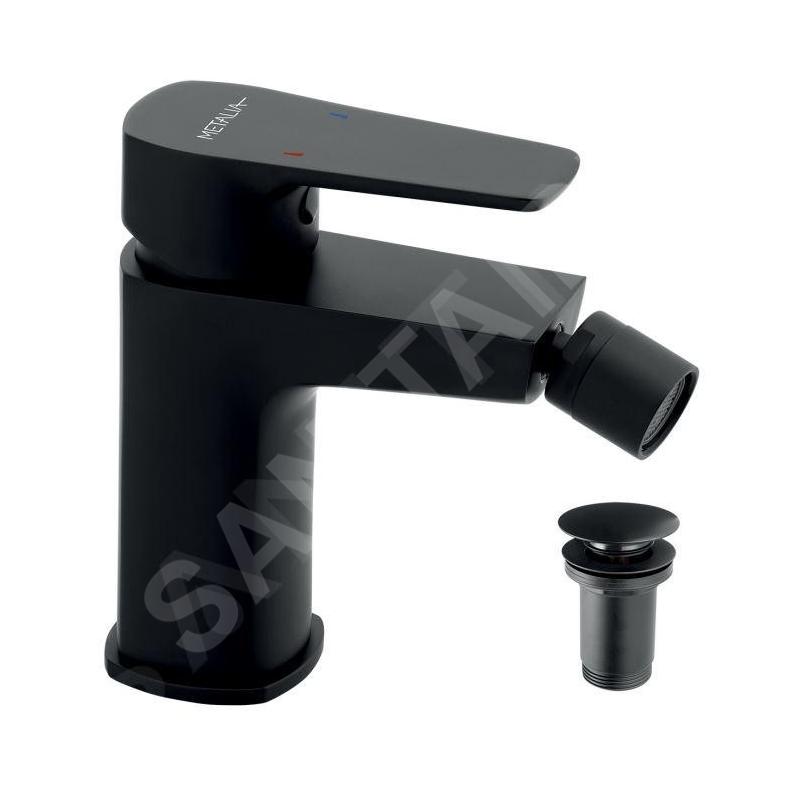 Novaservis Metalia 58 - Mitigeur de bidet avec vidage, noir 58011,5