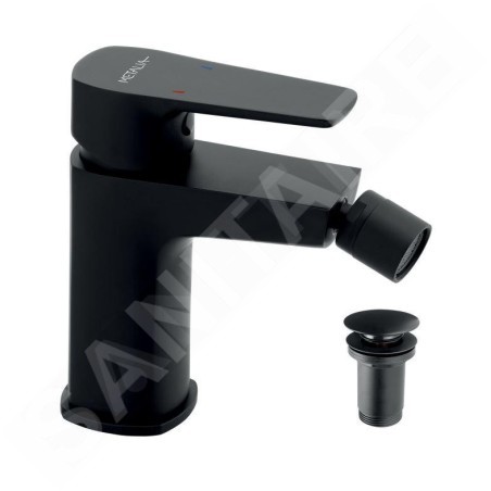 Novaservis Metalia 58 - Mitigeur de bidet avec vidage, noir 58011,5