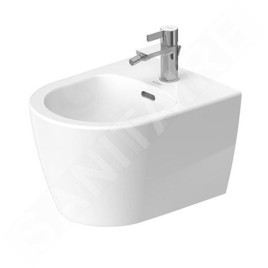 Duravit Soleil by Starck - Bidet suspendu, trou pour robinet, WonderGliss, blanc 22981500001