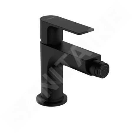 Hansgrohe Rebris E - Mitigeur de bidet avec vidage, noir mat 72211670