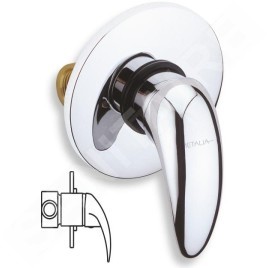 Novaservis Metalia 55 - Robinetterie de douche encastrée, chrome 55050,0