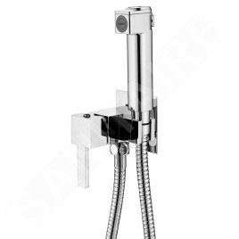 Aqualine Bidet - Robinet de bidet encastré, avec douchette, chrome SK301