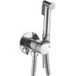 Aqualine Bidet - Robinet de bidet encastré, avec douchette, chrome SK302