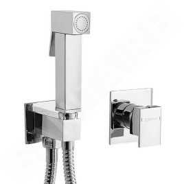 Sapho Latus - Robinet de bidet encastré, avec douchette, chrome 1102-40-01