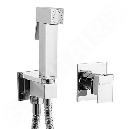 Sapho Latus - Robinet de bidet encastré, avec douchette, chrome 1102-40-01