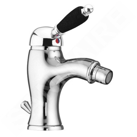 Sapho Kirké Black - Mitigeur de bidet avec vidage, chrome KI03NC