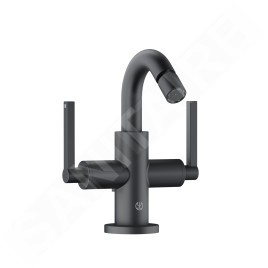 Kludi Nova Fonte - Mitigeur de bidet avec bonde, noir mat 203133915