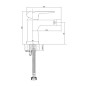 Cersanit City - Mitigeur de bidet, chrome S951-350