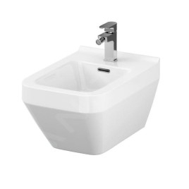 Cersanit Crea - Bidet suspendu, trou pour robinet, blanc K114-010
