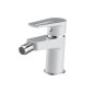 Cersanit Mille - Mitigeur de bidet avec vidage, blanc/chrome S951-348