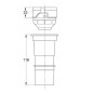 Grohe Rapid SL - Adaptateur pour modules de toilettes avec réservoir de chasse 42333000