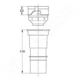 Grohe Rapid SL - Adaptateur pour modules de toilettes avec réservoir de chasse 42333000